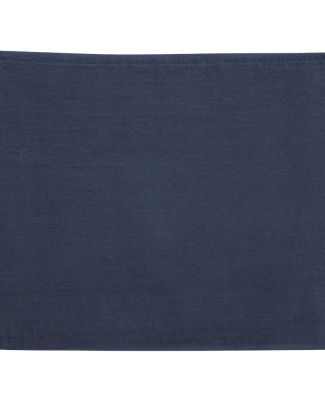 Carmel Towel Company C1518 Velour Hemmed Towel in Navy