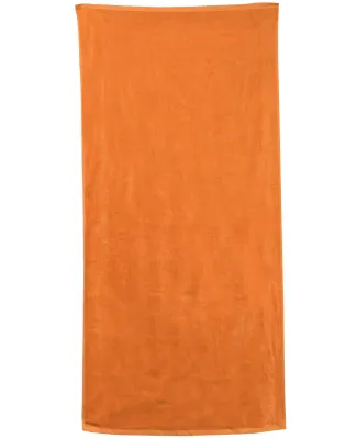 Carmel Towel Company C3060 Velour Beach Towel Tangerine