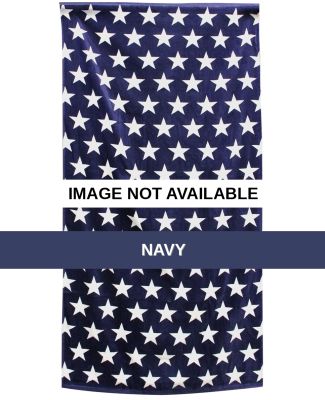 Carmel Towel Company C3060STAR Stars and Stripes T Navy