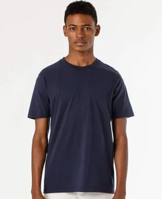 Los Angeles Apparel FF01 Mens 50/50 Poly Cotton Te Navy