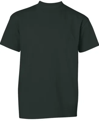 Champion T435 Youth Short Sleeve Tagless T-Shirt Dark Green