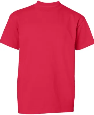 Champion T435 Youth Short Sleeve Tagless T-Shirt Red