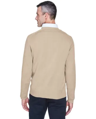D475 Devon & Jones Men's V-Neck Sweater STONE
