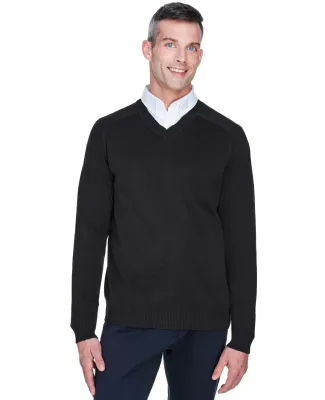 D475 Devon & Jones Men's V-Neck Sweater BLACK