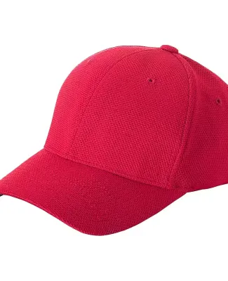 Flexfit 6577CD Cool & Dry Pique Mesh Cap in Red