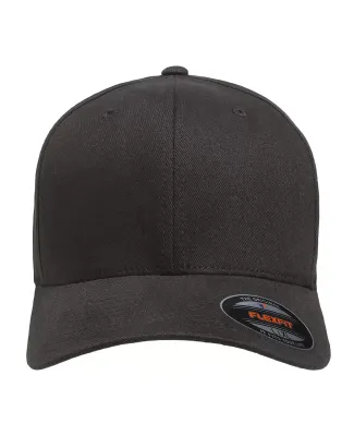 Flexfit 6377 Brushed Twill Cap in Black
