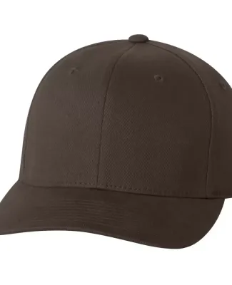 Flexfit 6377 Brushed Twill Cap in Brown