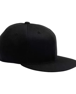 Flexfit 6210FF Flat Bill Cap in Black