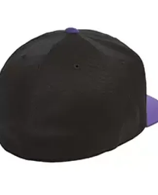 Flexfit 6210FF Flat Bill Cap in Black/ purple