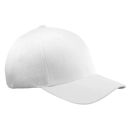 Flexfit 6533 Ultrafiber Mesh Cap in White