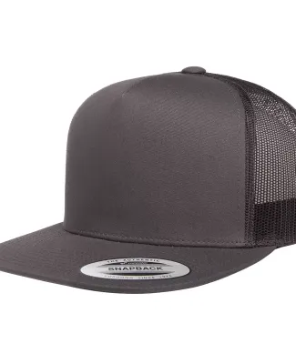 Flexfit 6006W Classic Two Tone Trucker Cap in Charcoal