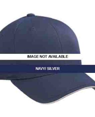 Flexfit 6077 Adult Cool & Dry Trans Visor NAVY/ SILVER