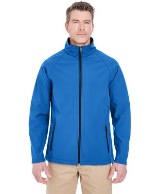 UltraClub 8265 Men's Soft Shell Jacket in Classic blue
