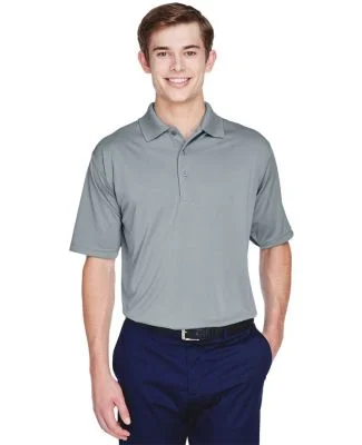 UltraClub 8610 Men's Cool & Dry 8 Star Elite Perfo in Silver