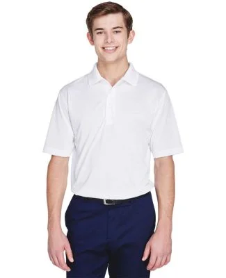 UltraClub 8610 Men's Cool & Dry 8 Star Elite Perfo in White
