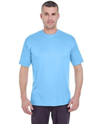 UltraClub 8620 Men's Cool & Dry Basic Performance  in Columbia blue