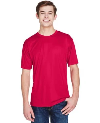 UltraClub 8620 Men's Cool & Dry Basic Performance  in Red