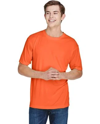 UltraClub 8620 Men's Cool & Dry Basic Performance  in Bright orange