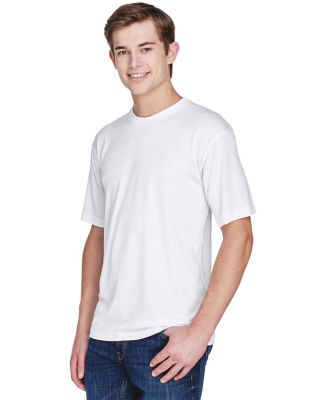 UltraClub 8620 Men's Cool & Dry Basic Performance  in White