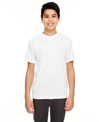 UltraClub 8620Y Youth Cool & Dry Basic Performance in White