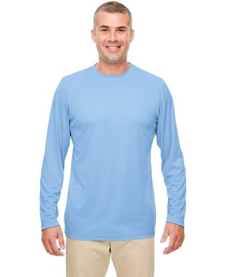 UltraClub 8622 Men's Cool & Dry Performance Long-S in Columbia blue