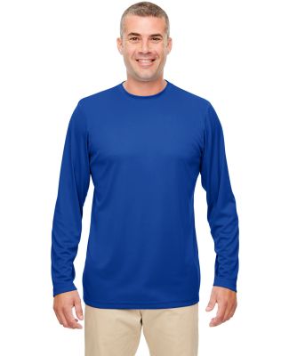 UltraClub 8622 Men's Cool & Dry Performance Long-S in Royal