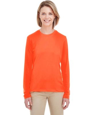 UltraClub 8622W Ladies' Cool & Dry Performance Lon in Bright orange