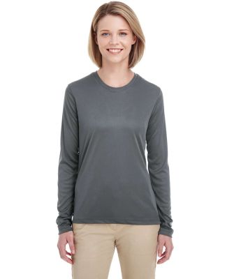 UltraClub 8622W Ladies' Cool & Dry Performance Lon in Charcoal