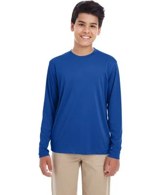 UltraClub 8622Y Youth Cool & Dry Performance Long- in Royal