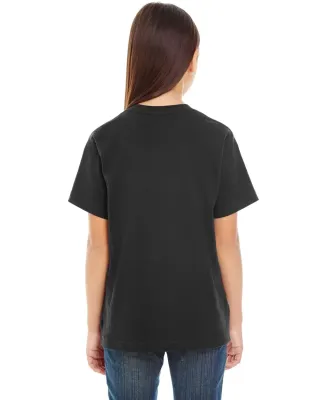 LAT 6180 Youth Heavyweight Combed Ringspun Cotton  in Black