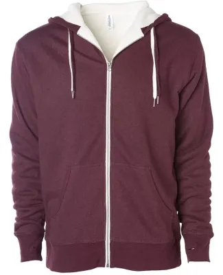 Independent Trading Co. EXP90SHZ Unisex Sherpa-Lin Burgundy Heather