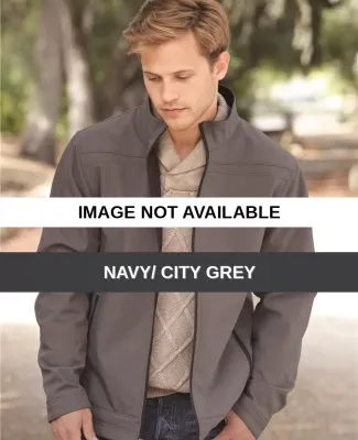 Colorado Clothing 9635 Antero Mock Soft Shell Jack Navy/ City Grey
