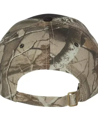 Kati LC102 Solid Front Camouflage Cap Black/ Realtree Hardwood