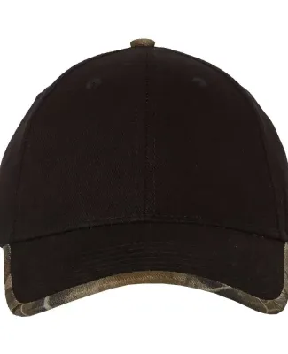 Kati LC26 Solid Cap with Camouflage Bill Black/ Realtree Hardwood