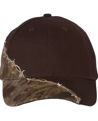 Kati LC4BW Licensed Camo Cap with Barbed Wire Embr AP/ Brown