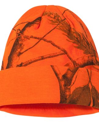 Kati LCB12 12" Camo Knit Cap in Blaze realtree ap