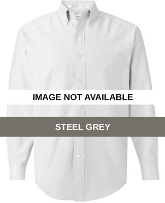 FeatherLite 7231 Long Sleeve Oxford Shirt Tall Siz Steel Grey