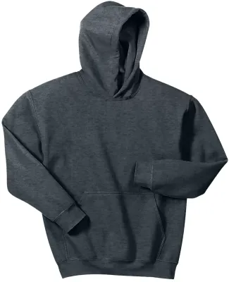 G185B Gildan Youth 7.75 oz. Heavy Blend™ 50/50 H in Dark heather