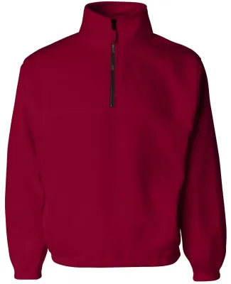 Sierra Pacific 3051 Quarter-Zip Fleece Pullover Red