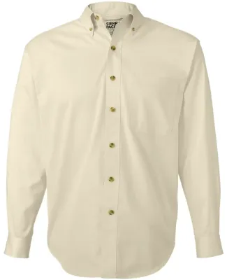 Sierra Pacific 3201 Long Sleeve Cotton Twill Shirt Natural Chino