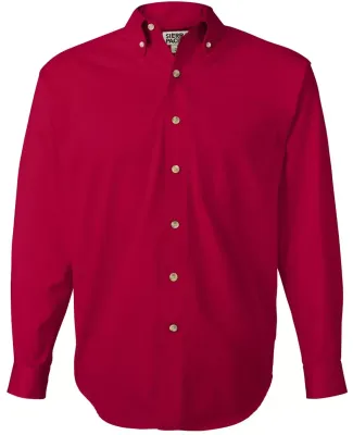 Sierra Pacific 3201 Long Sleeve Cotton Twill Shirt Red