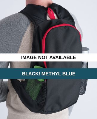Augusta Sportswear 3541 19L Beetle Day Pack Black/ Methyl Blue