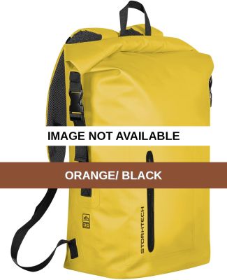 Stormtech WXP-1 35L Waterproof Roll Top Backpack Orange/ Black