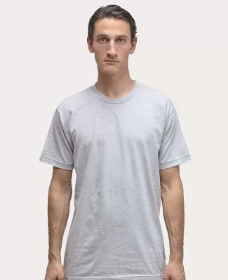 Los Angeles Apparel 20001 100% Cotton Tee Heather Grey