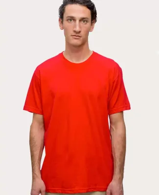 Los Angeles Apparel 20001 100% Cotton Tee Red