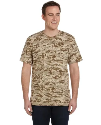 Code V 3906 Adult Camouflage T-shirt in Sand digital
