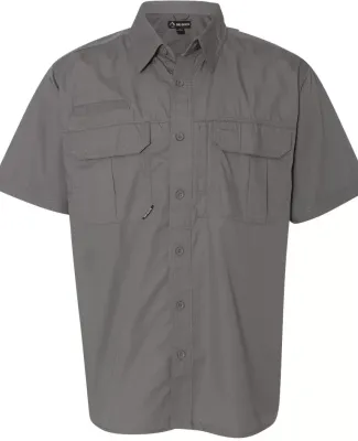 DRI DUCK 4463 Utility Short Sleeve Ripstop Shirt Gunmetal
