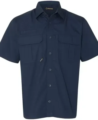 DRI DUCK 4463 Utility Short Sleeve Ripstop Shirt Deep Blue
