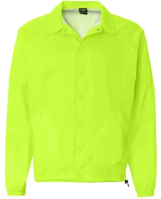 Rawlings 9718 Nylon Coach's Jacket Safety Green