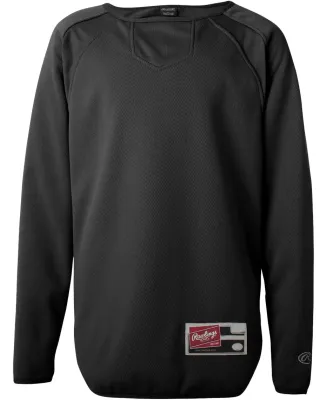 Augusta Sportswear 2106 Youth Long Sleeve Flatback Black